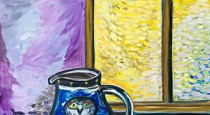 Still life with owl jug